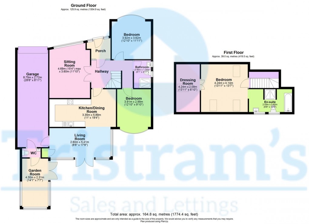 Floorplan for Trentham Drive, Nottingham