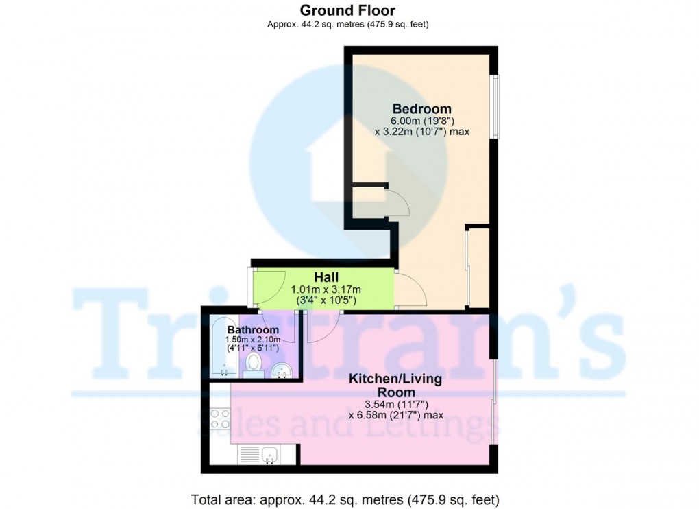 Floorplan for The Ice House, Bolero Square