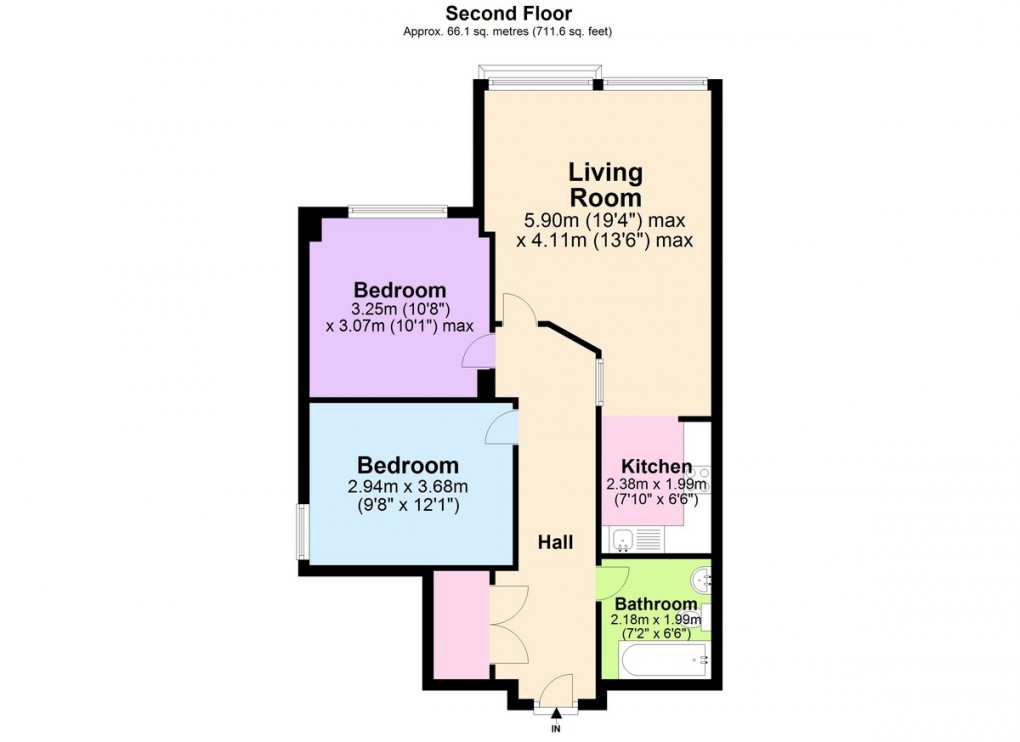 Floorplan for The Ice House, Bolero Square