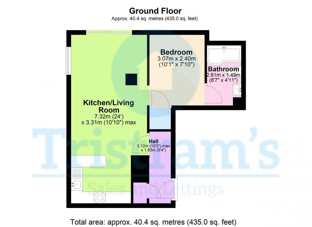 Floorplan for The Ice House, Bolero Square