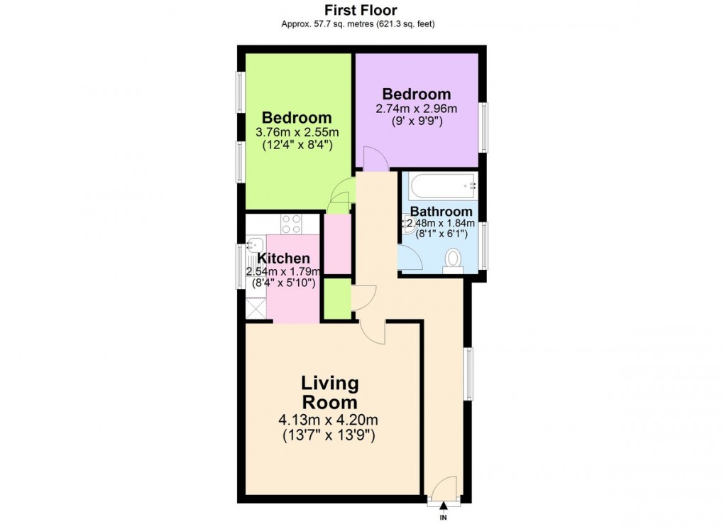 Floorplan for Regent Mews, Wollaton Street