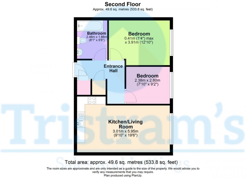 Floorplan for Linen House, Nottingham