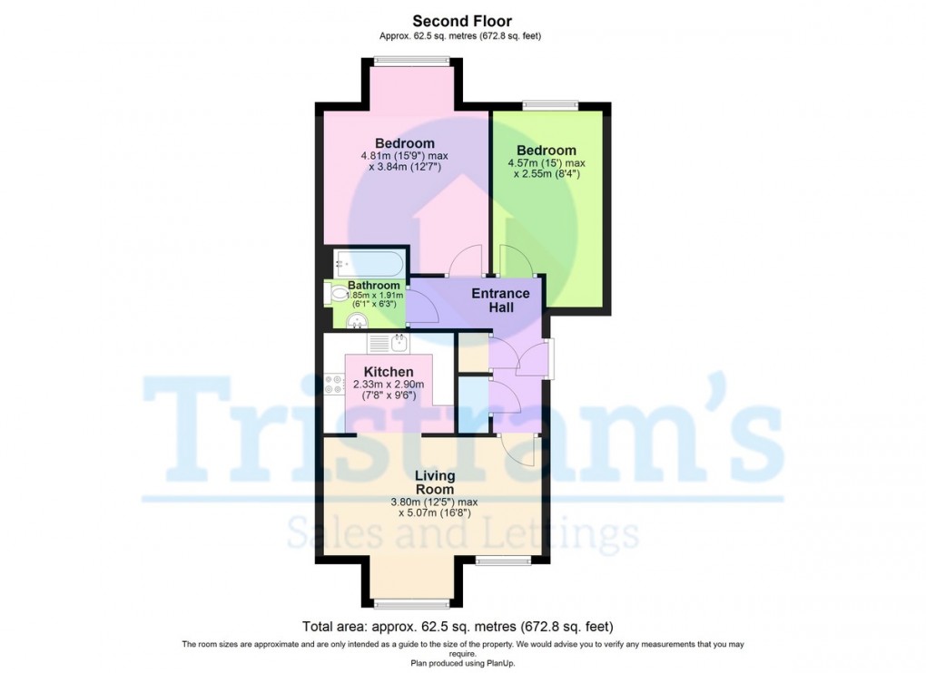 Floorplan for Hallam Fields Road, Ilkeston