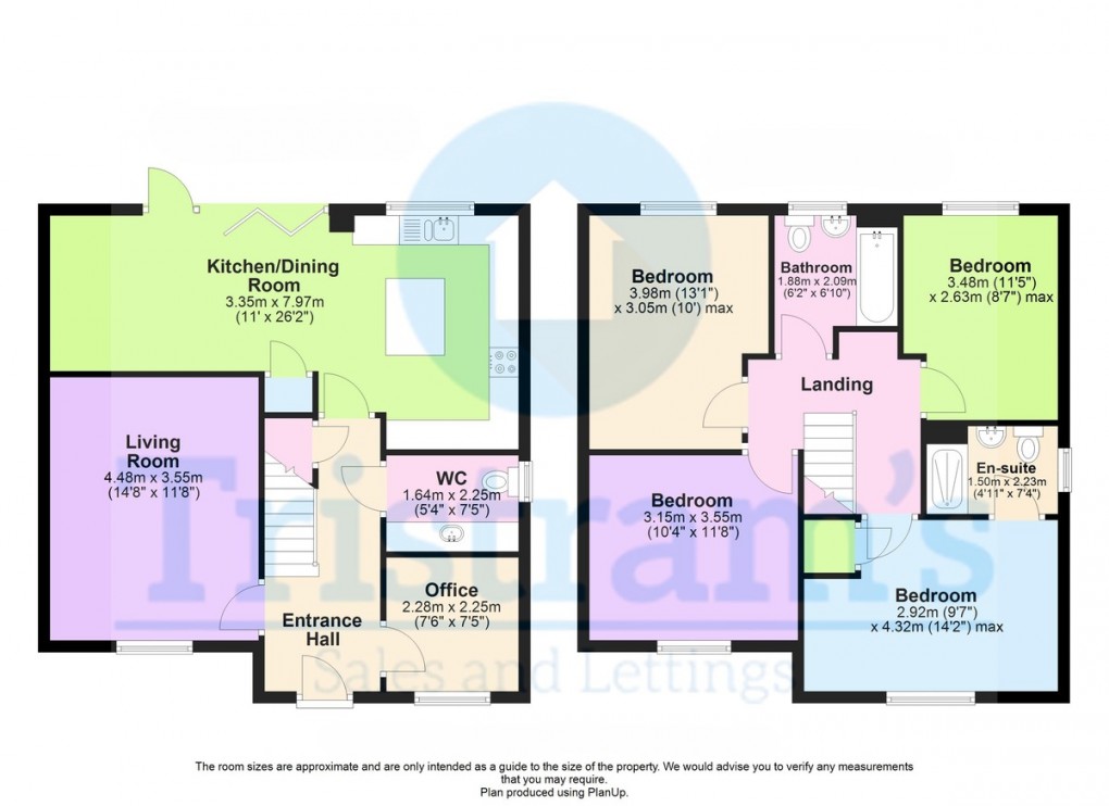 Floorplan for The Sherbourne, Sidings Lane, Bramcote