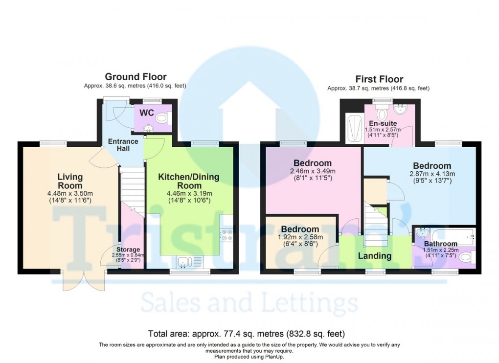 Floorplan for The Whitewater, Sidings Lane, Bramcote