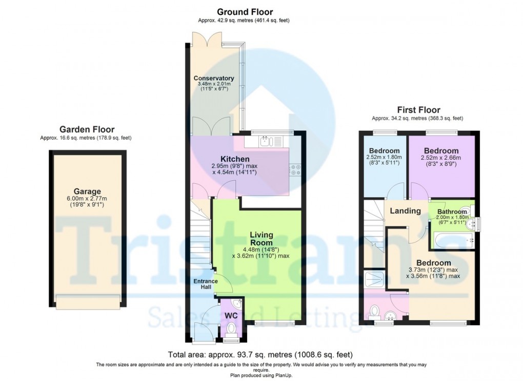 Floorplan for Battersea Park Way, Mackworth, Derby