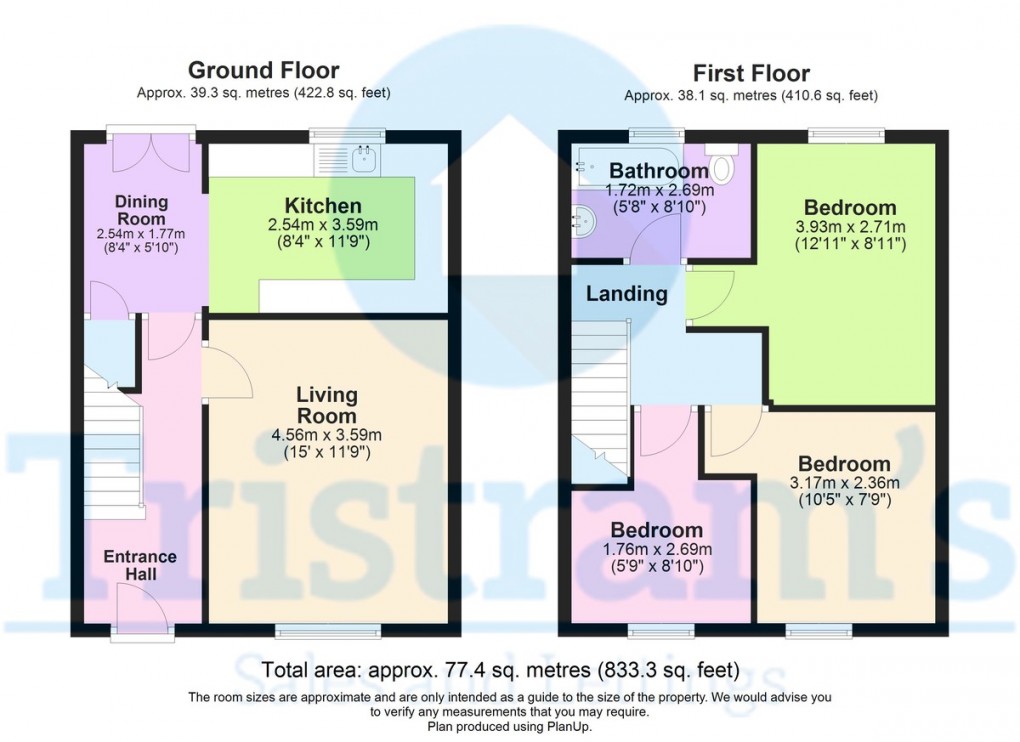 Floorplan for Marsh Avenue, Ilkeston