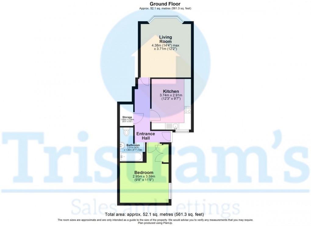 Floorplan for Woodborough Road, Nottingham