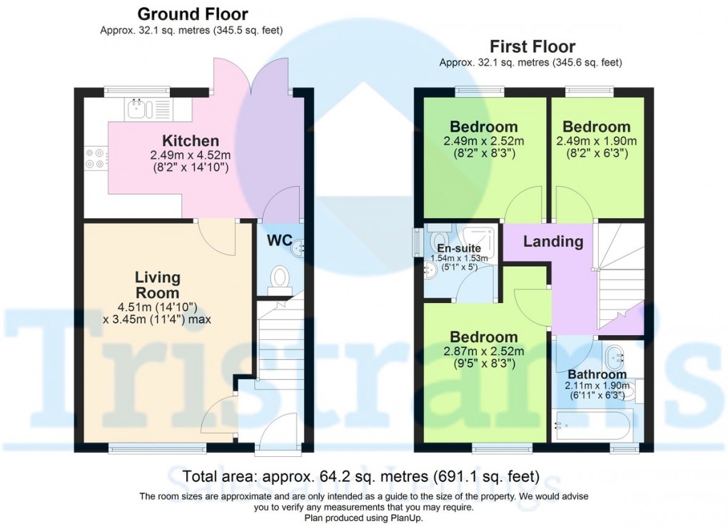 Floorplan for Kimbolton Way, Boulton Moor