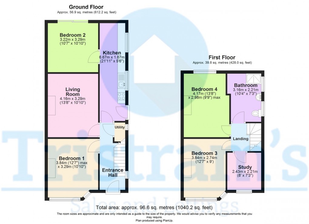 Floorplan for Lace Street, Nottingham