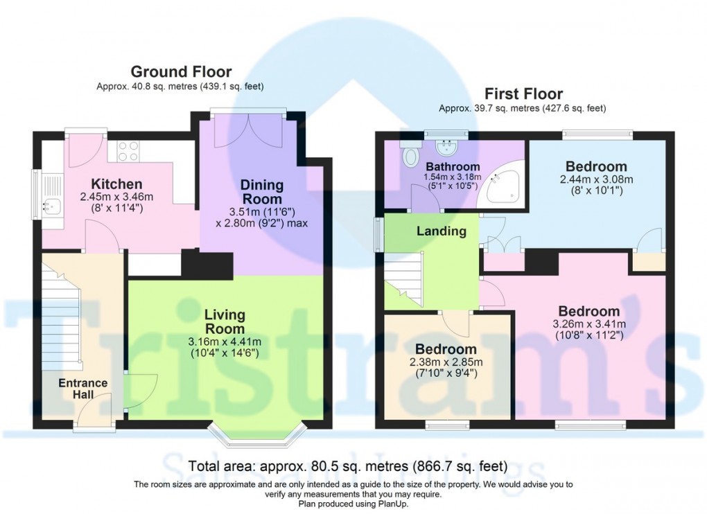 Floorplan for Streatham Road, Derby