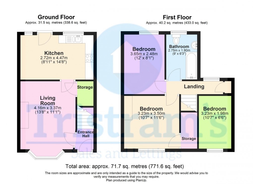 Floorplan for Liddington Street, Nottingham