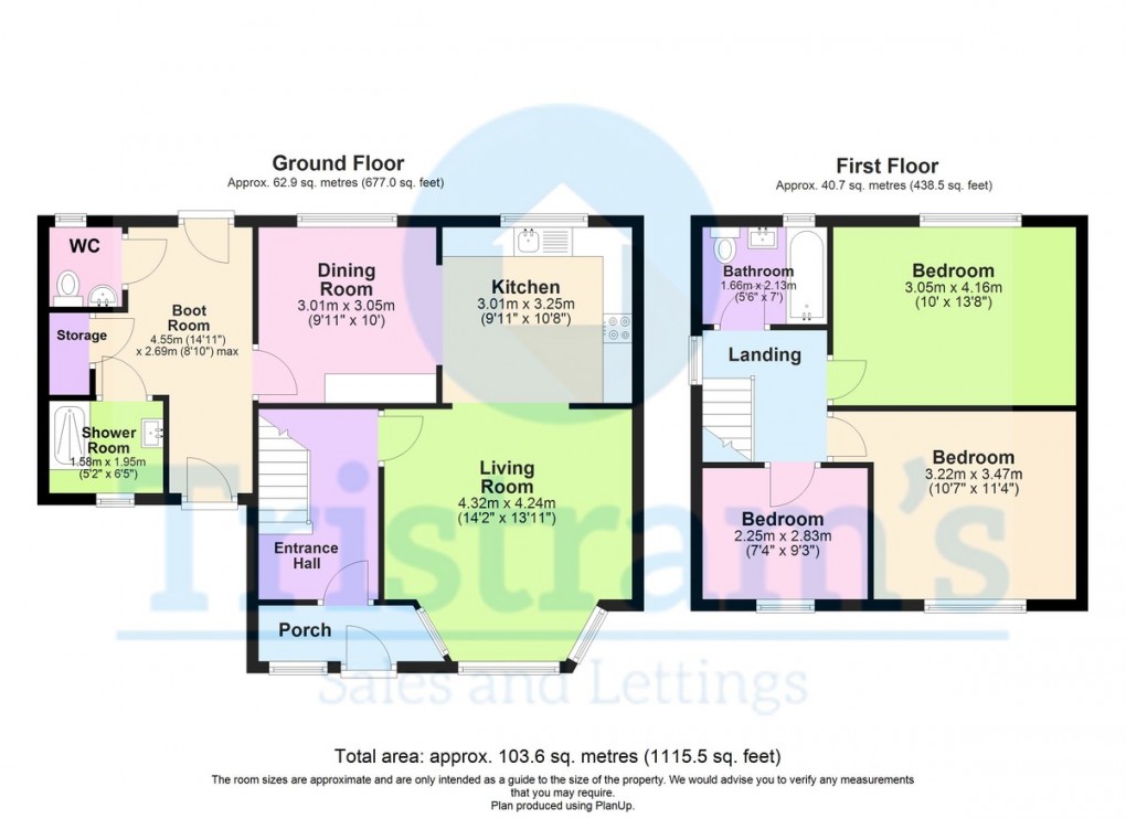 Floorplan for Fairnley Road, Nottingham