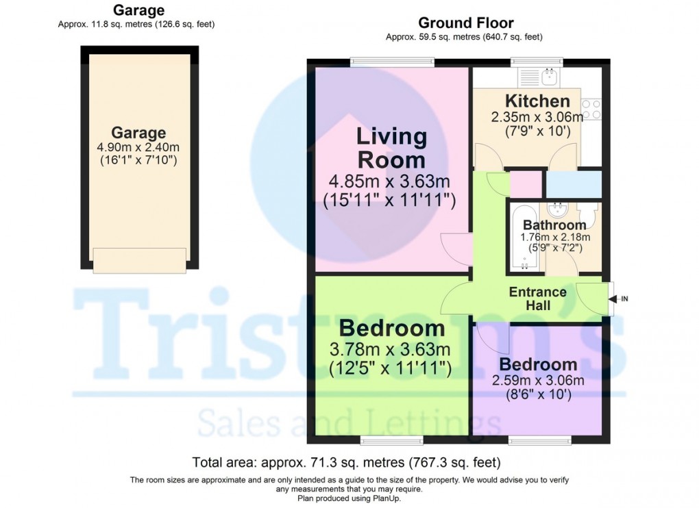 Floorplan for West Gate, High Road