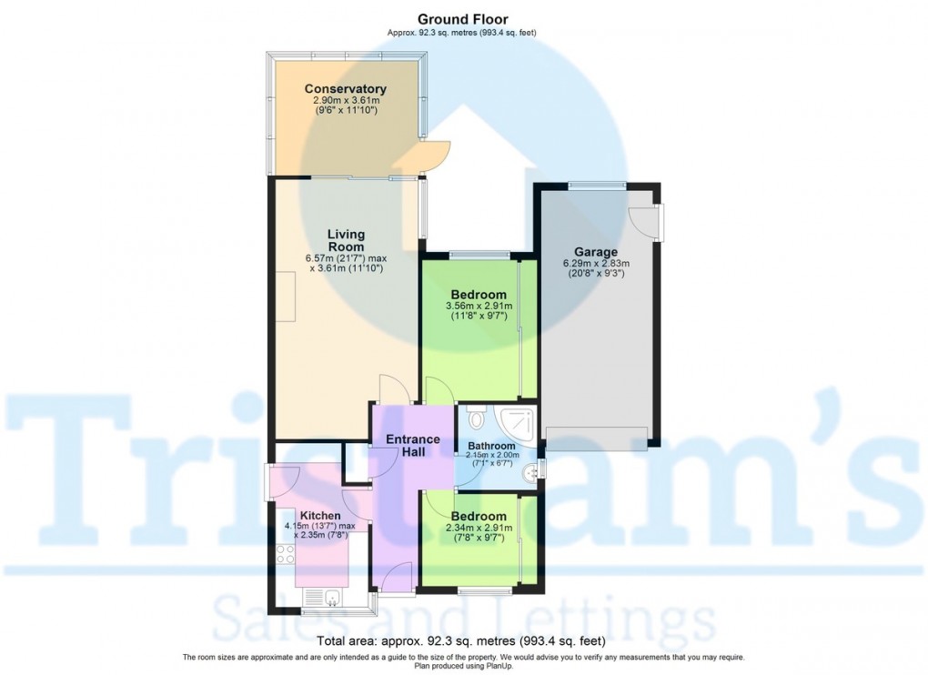 Floorplan for Mapperley, Nottinghamshire