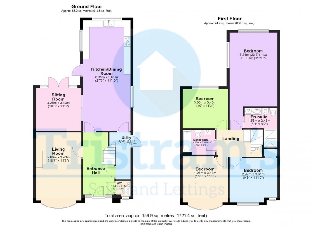 Floorplan for Arleston Drive, Wollaton