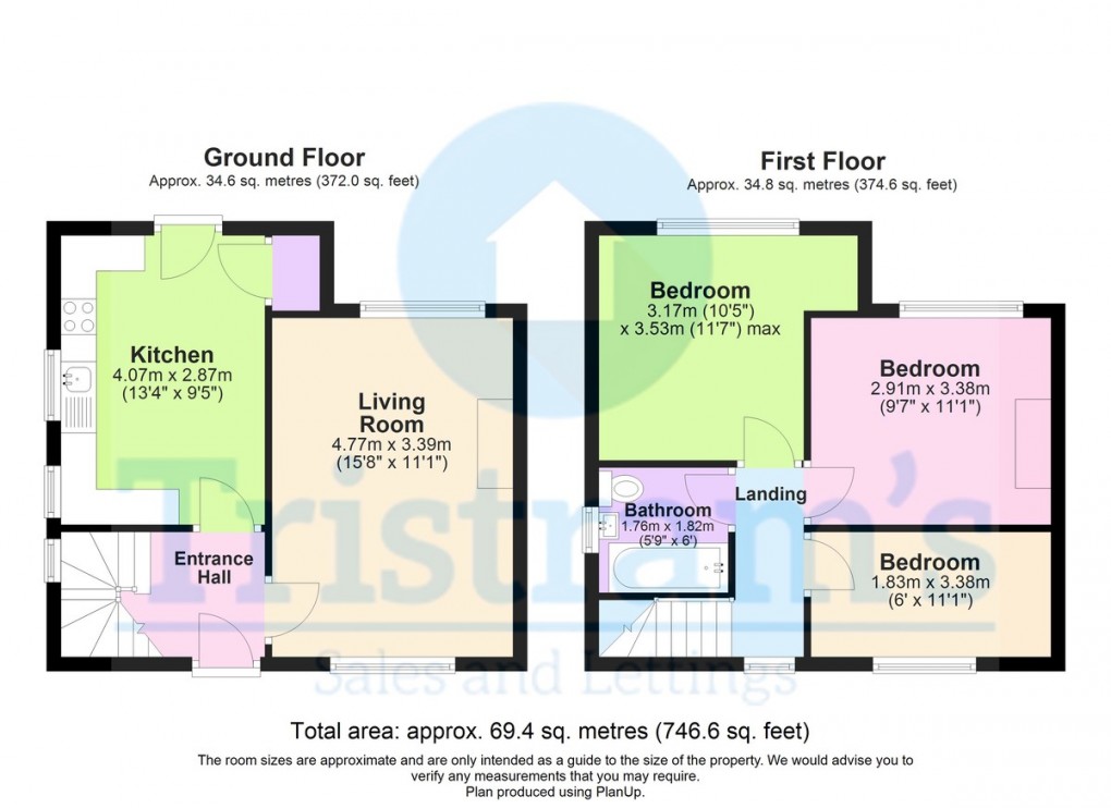 Floorplan for Bentwell Avenue, Arnold