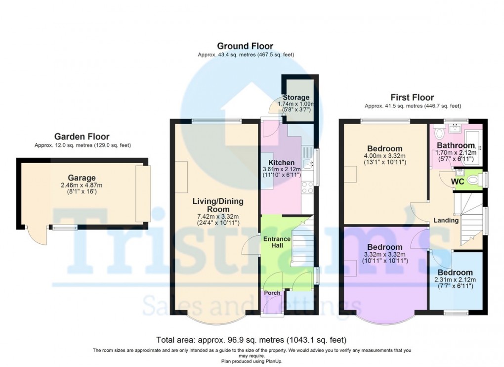 Floorplan for Trentham Drive, Nottingham