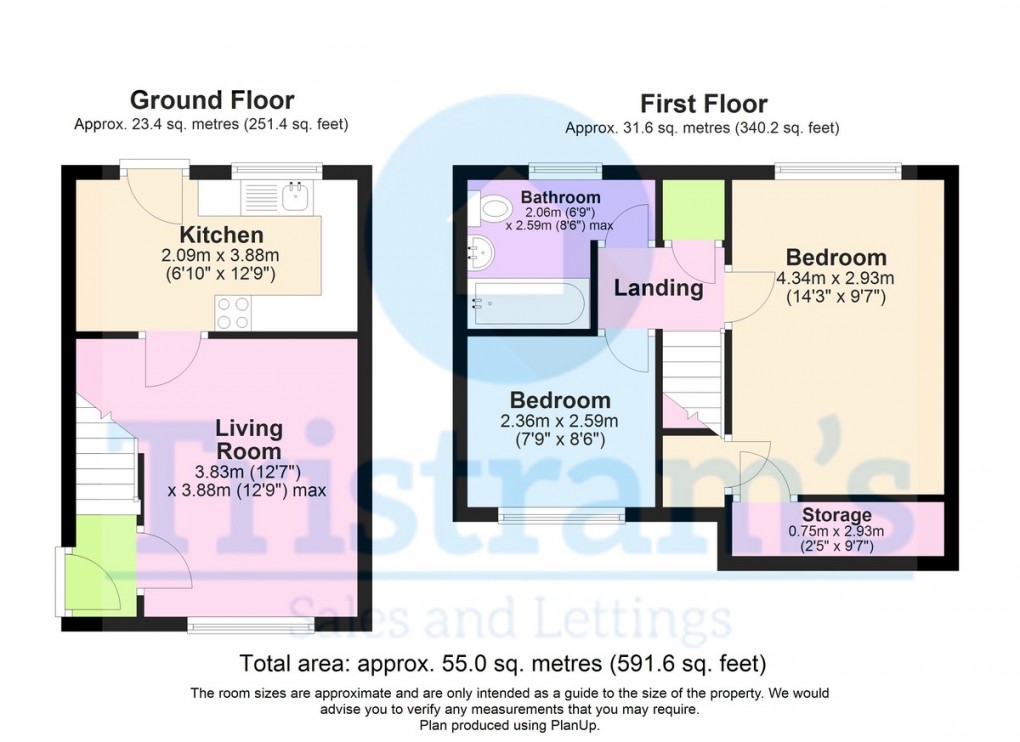 Floorplan for Nicholas Road, Beeston