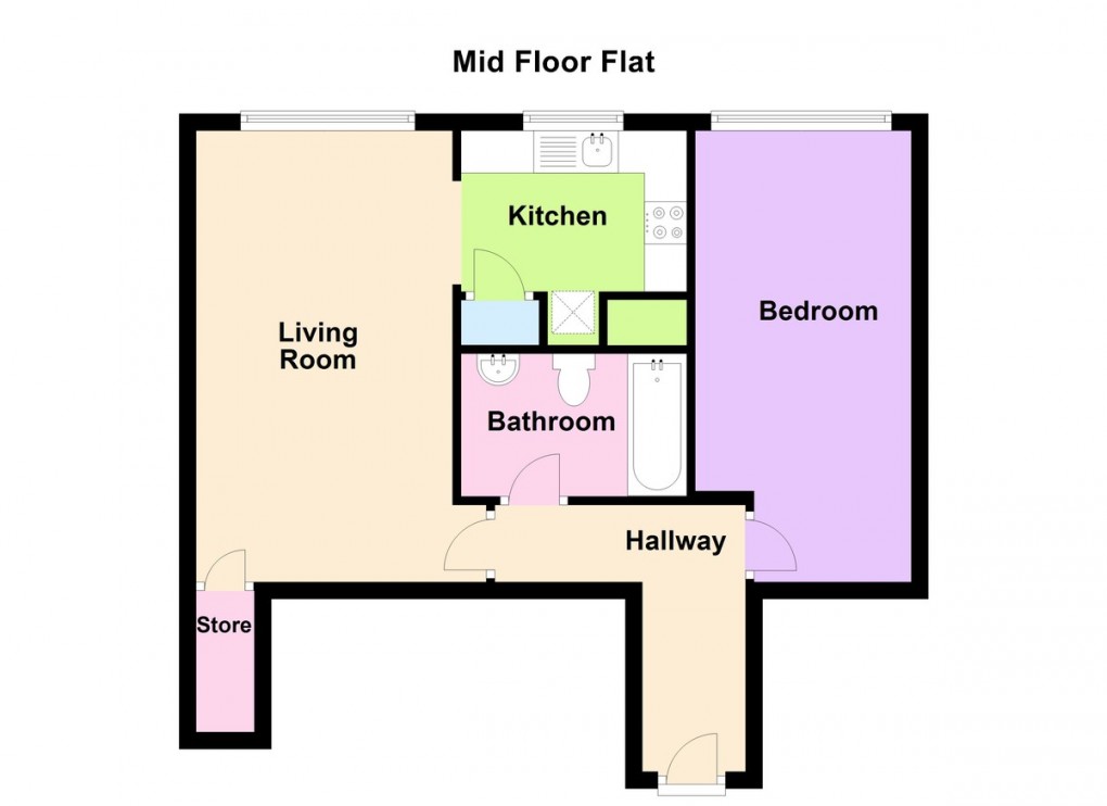 Floorplan for High Point, Noel Street