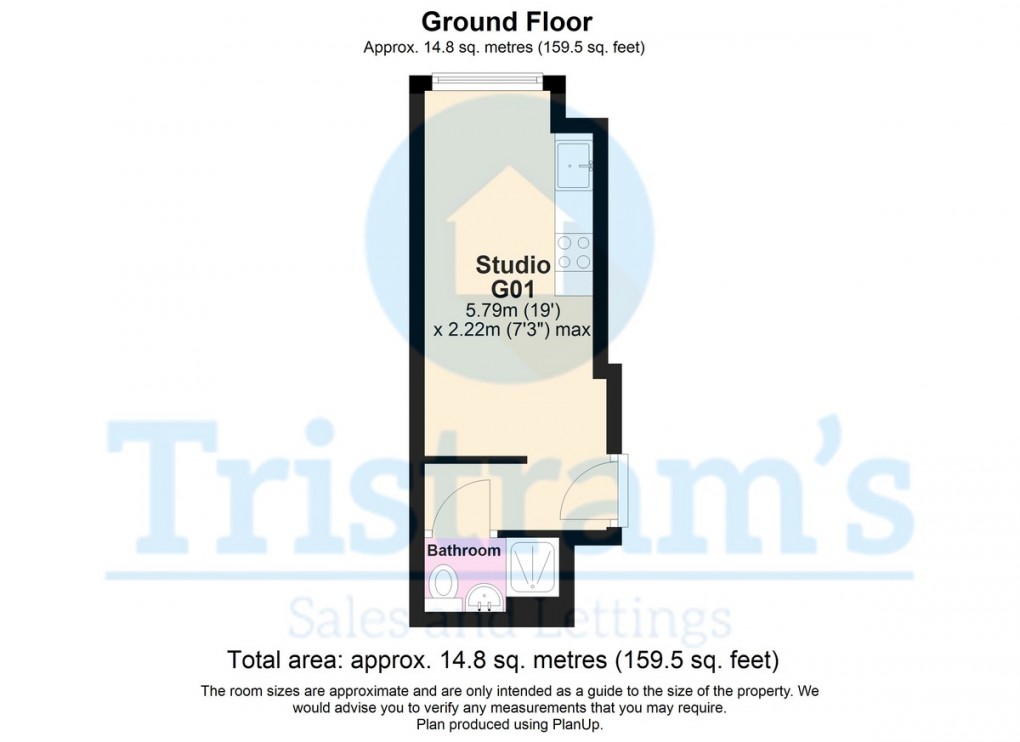 Floorplan for Felix Apartments, Nottingham