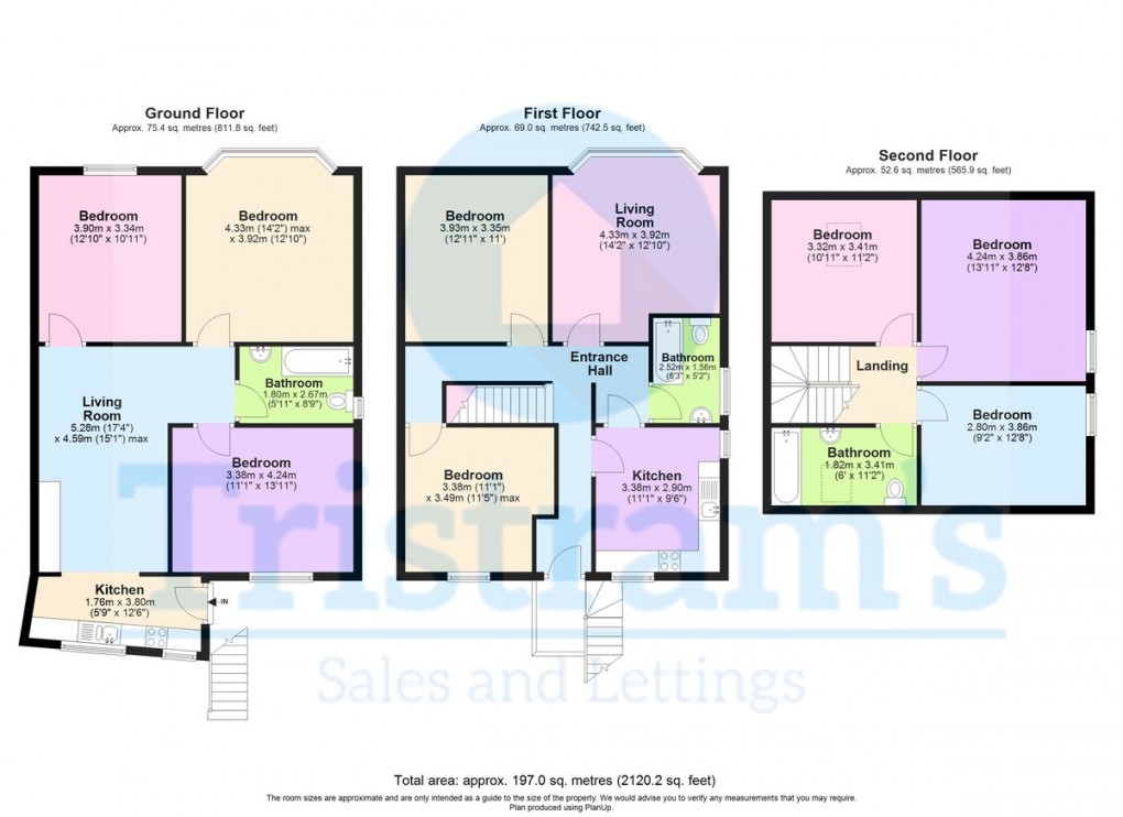 Floorplan for Nottingham, Nottinghamshire