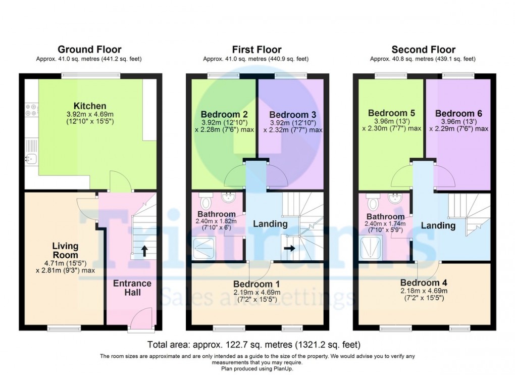 Floorplan for Denison Street, Radford