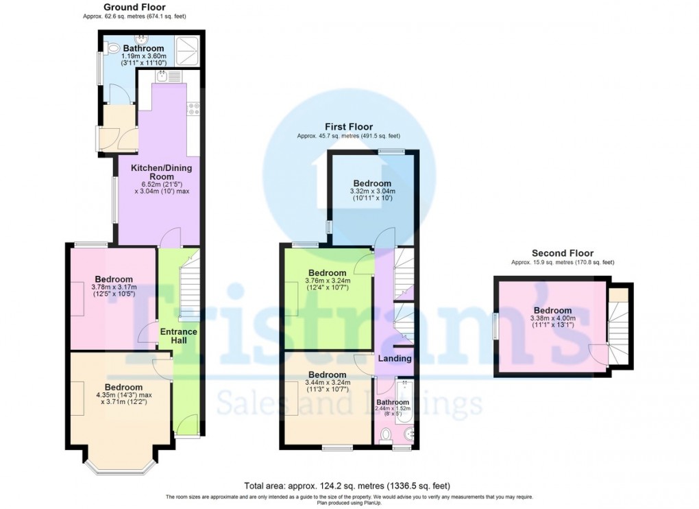 Floorplan for Teversal Avenue, Lenton