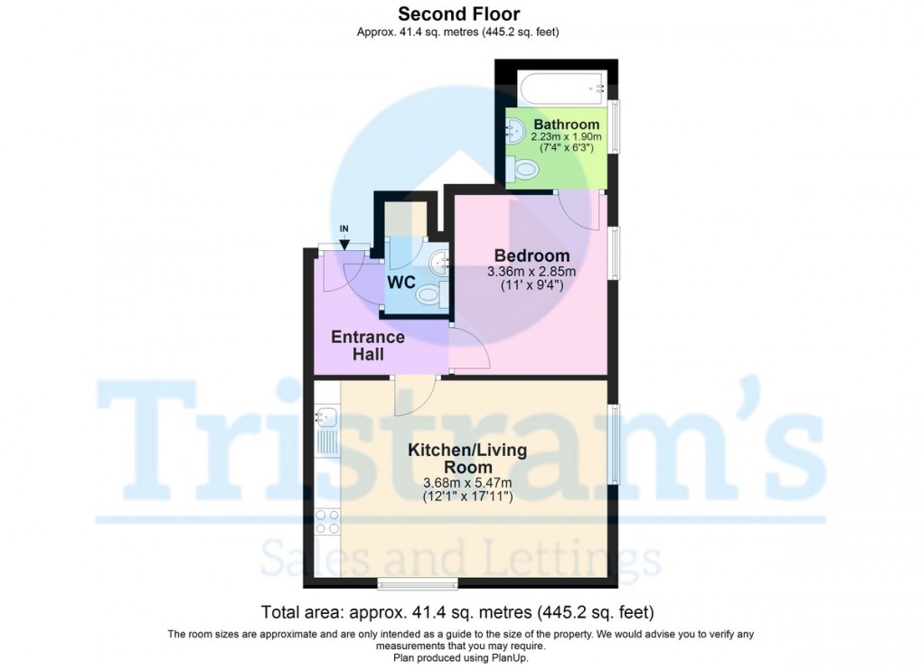 Floorplan for Bishop House, Nottingham