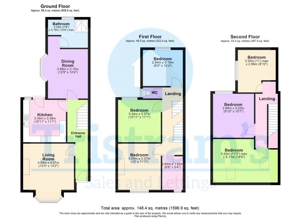 Floorplan for Rothesay Avenue, Lenton