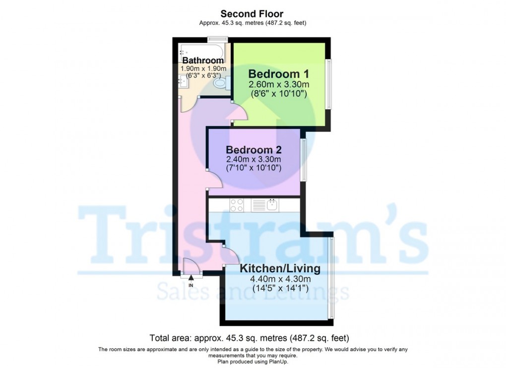 Floorplan for Pines Court, Mansfield Road, Woodthorpe