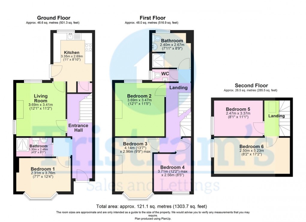 Floorplan for Lenton Boulevard, Lenton